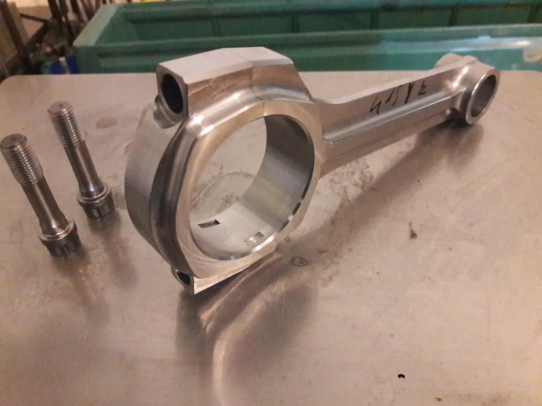Machined connecting rod